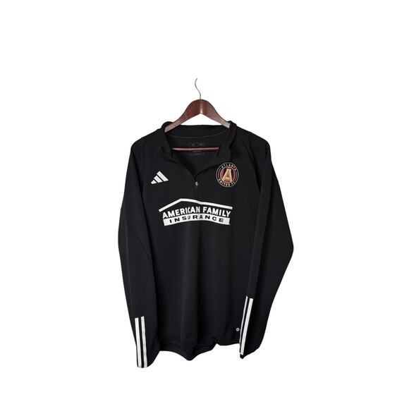 Atlanta United FC Mens XL MLS Soccer Long Sleeve Training Top AEROREADY Adidas - Picture 1 of 5